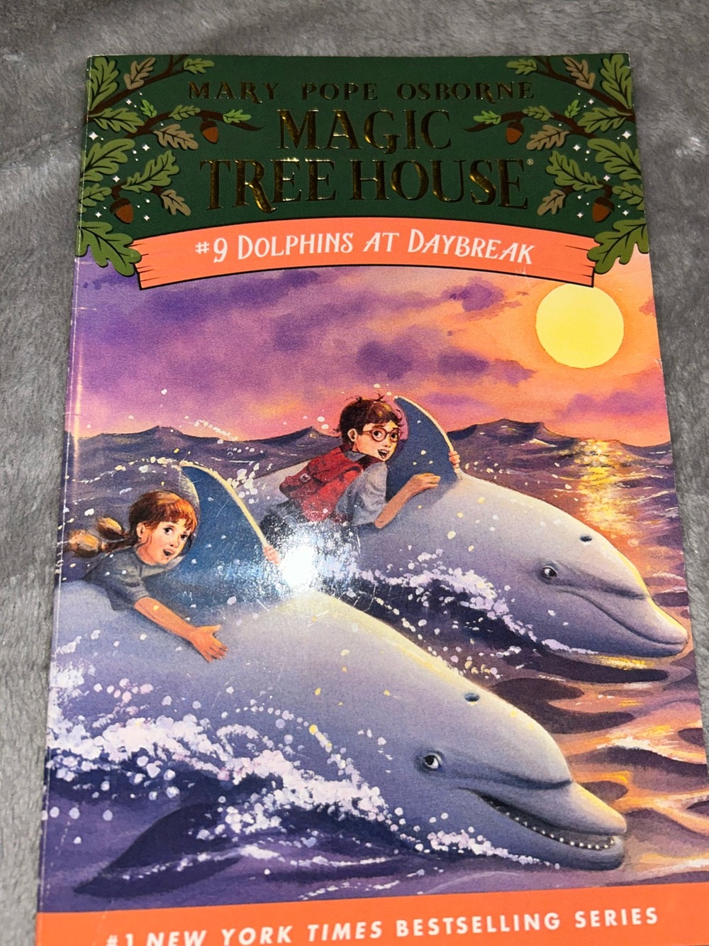 Magic Tree House #9: Dolphins At Daybreak by Mary Pope Osborne, Paperback, 1997
